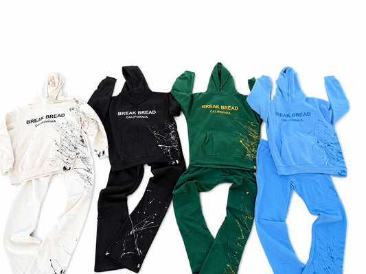 Break Bread Splattered Sweat Suit